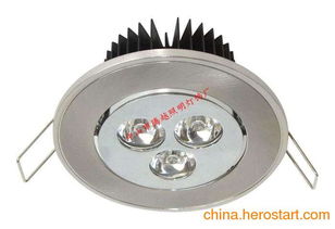 定制化节能LED天花灯 3W高光效与工艺美术彩灯的完美融合